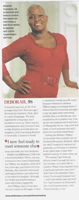 Deborah Trenchard Life Coach - Article in Good Housekeeping 